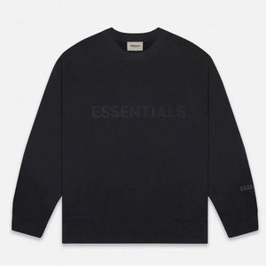 Fear of God Essentials black hoodie.